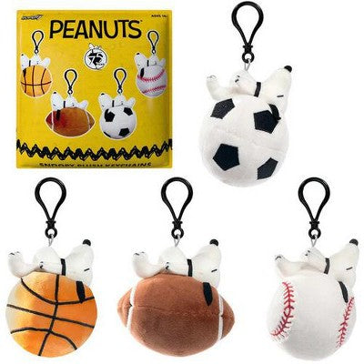 Super7 - Peanuts - Super Duper Plush Keychain Wv01A - 12pc Blind Bag Flat