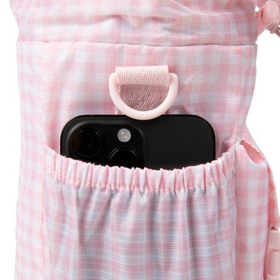 Blogilates Water Bottle Sling - Pink Gingham