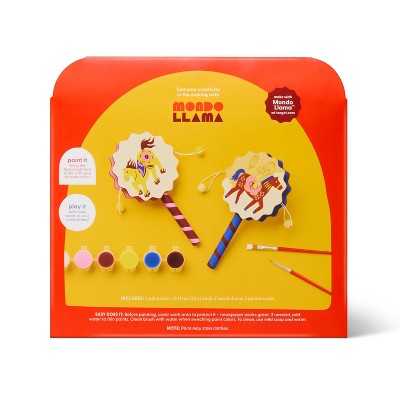 2ct Lunar New Year Craft Spin Drum Painting Activity Kit - Mondo Llama
