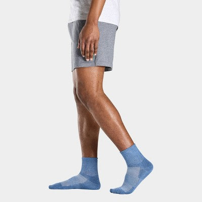 Pair of Thieves Men's Rayon Made From Bamboo Ankle Socks 3pk - Blue 6-12