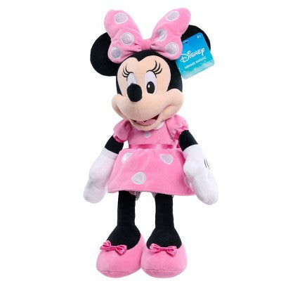 Disney Signature Collection Minnie Plush: Polyester Stuffed Mouse Doll, 19" Character Toy