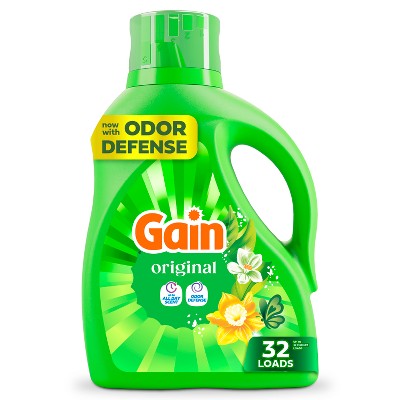 Gain Original HE Concentrated Liquid Laundry Detergent 32 Loads - 42 fl oz