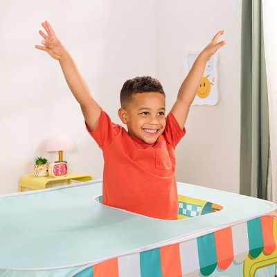B. toys Good-to-Go Food Truck Pop-Up Tent - 43pc Indoor Play Tent for Toddlers