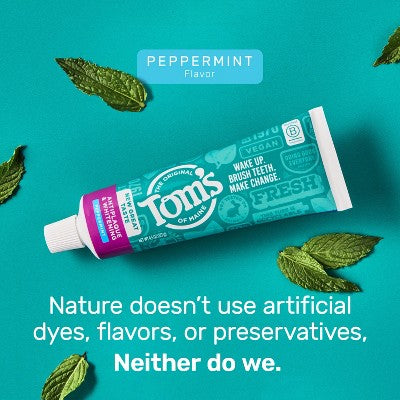 Tom's of Maine Antiplaque and Whitening Toothpaste - 4.5oz