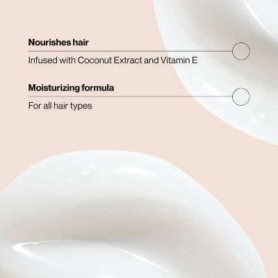Suave Nourishing Conditioner Tropical Coconut - 22.5 fl oz: Paraben-Free, Sulfate-Free for All Hair Types