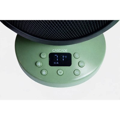 Cascade Portable Heater with Handle Slate