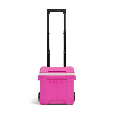 Sun Squad 24 Cans/16qt Rolling Cooler - Pink Fizz