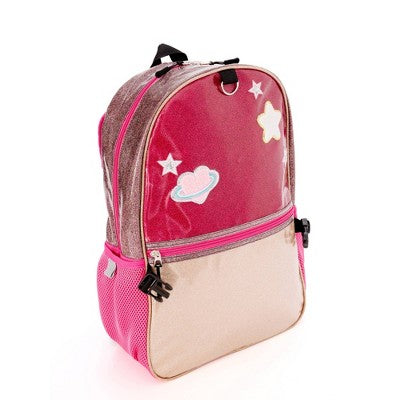 Locker Club Kids' 16L Kids Backpack with Lunch Box Headphone - Red/Gray: Preschool Backpack