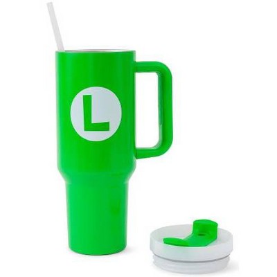 Nintendo Stainless Steel 40oz Luigi Tumbler