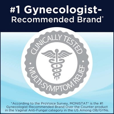 Monistat 1-Dose Yeast Infection Treatment Ovule Insert & External Itch Cream - 0.41oz