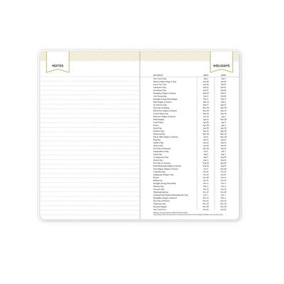 Day Designer 2025 Monthly Planner 6.14"x3.62" June: Pocket Calendar, Multicolored, Adult, Paper, Side Binding