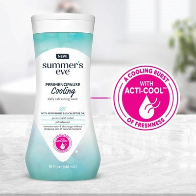 Summer's Eve Perimenopause Cooling Feminine Wash - 15 fl oz