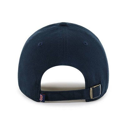 MLB Boston Red Sox Clean Up Hat: Cotton Adjustable Strap, Team Logo Design