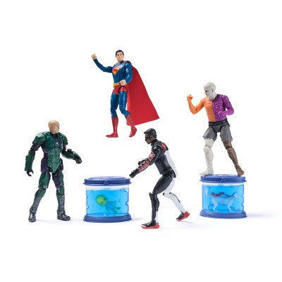 DC Comics Superman TRGX Action Figure Set 6" - 4pk