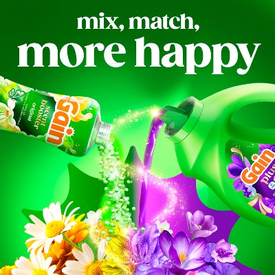 Gain Moonlight Breeze Plus Liquid Laundry Detergents 45 Loads - 60oz: Spill-Resistant Lid, Deep Cleaning, Cold Water Detergent
