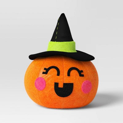 7"Felt Pumpkin Witch Halloween Decorative Figurine - Hyde & EEK! Boutique