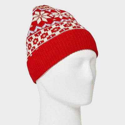 Men's Cable Beanies - Goodfellow & Co Red One Size Fits Most
