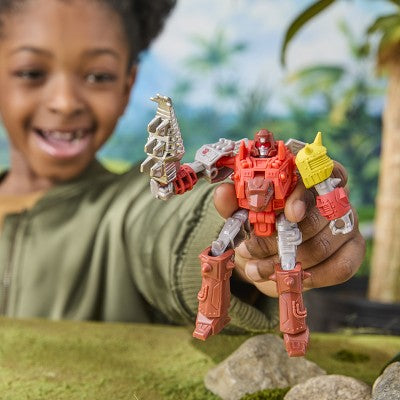 Transformers CYBERWORLD Dinobot Snarl Cyber Changers