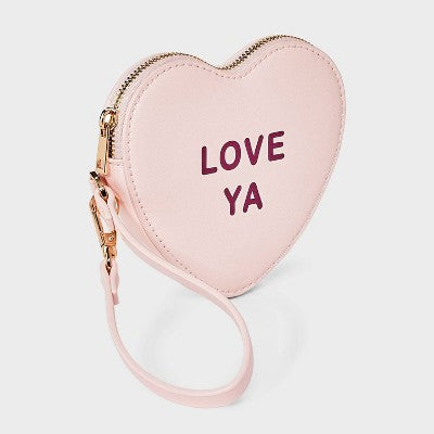 Conversation Heart Wristlet - A New Day Pink