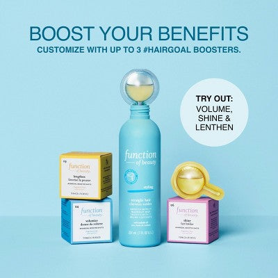 Function of Beauty Smooth With It Blowout Mist Heat Protectant Spray for Straight Hair - 7 fl oz