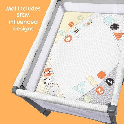 Baby Trend Play Suite 3-in-1 Quick-Fold Playard with Baby Gym - Quartz Stone (LOCAL PICKUP ONLY)