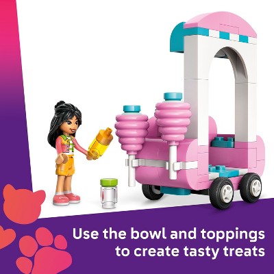 LEGO Friends Cotton Candy Stand and Scooter Pretend Play Building Toy Set 42643