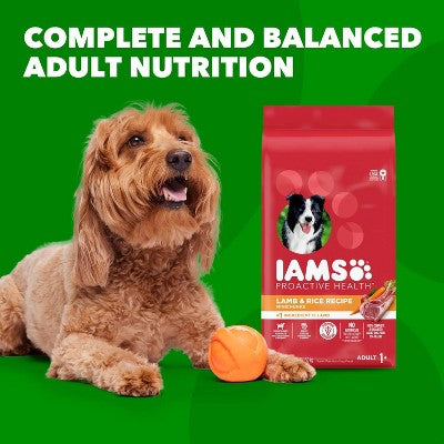 IAMS Proactive Health Minichunks Lamb and Rice Flavor Dry Dog Food - 7lbs