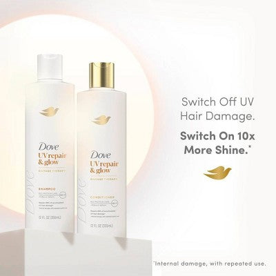 Dove Beauty UV Repair & Glow Conditioner - Damage Therapy - 12 fl oz