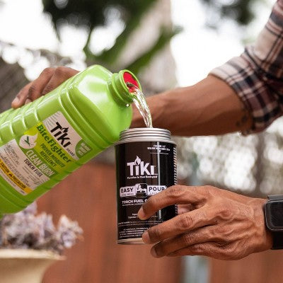 TIKI 50oz Clean Burn BiteFighter Torch Fuel: Mosquito Repellent, Outdoor Use, Citronella Enhanced