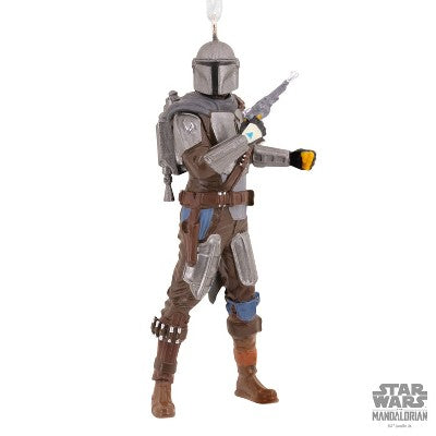 Hallmark Star Wars: The Mandalorian Christmas Tree Ornament: Din Djarin Figure, Indoor Decoration