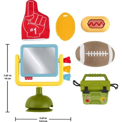Fisher-Price Mini Me Moments Tiny Tailgater Set, Baby Sensory Learning Activity Toys - 6pc