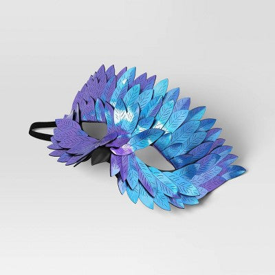 Adult Iridescent Crow Halloween Mask - Hyde and EEK! Boutique