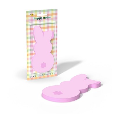 Post-it 3"x6" Hoppy Notes Pink Bunny Sticky Note Pad 100 Sheets