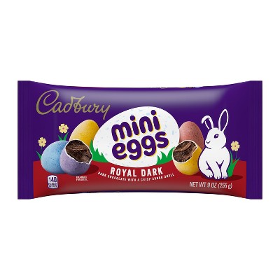 Cadbury Mini Eggs Dark Chocolate Easter Candy - 9oz