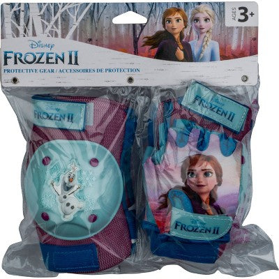 Frozen 2 Kids' Bike Pad and Glove Set - Purple/Blue