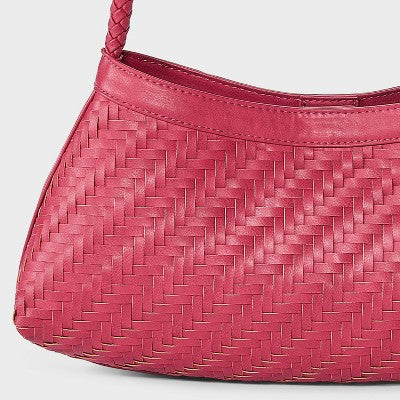 Woven Shoulder Bag - A New Day Red