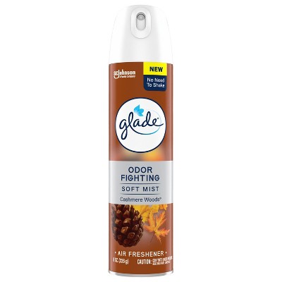 Glade Compressed Gas Aerosol Air Freshener - Cashmere Woods - 8oz