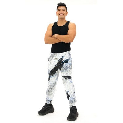 NFL Carolina Panthers Zubaz Men's Confetti Screen Print Pants - S