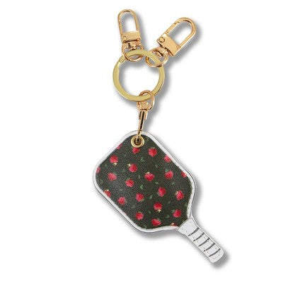 Sonix AirTag Keychain - Pickleball Raspberry: Polyurethane Holder for Electronics