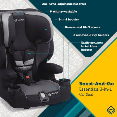 Safety 1st Boost-and-Go Essential 3-in-1 Booster Car Seat - Labrador