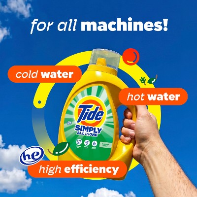 Tide Simply Daybreak Fresh Liquid Laundry Detergent 85 Loads - 107 fl oz