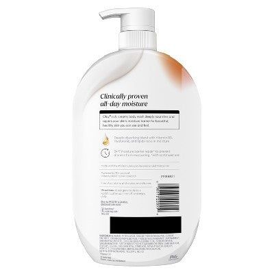 Olay Ultra Moisture Coconut Oil, Vitamin B3 and Hyaluronic Blend Body Wash - 35 fl oz: For Dry and Sensitive Skin, Liquid Formula, Whole Body Use