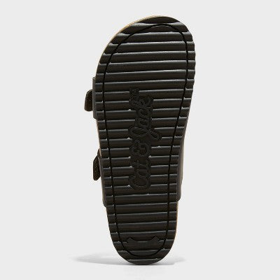 Kids' Drew Footbed Sandals - Cat & Jack Black 13
