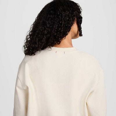 Champion Women's Fleece Crewneck Sweatshirt - Cream M
