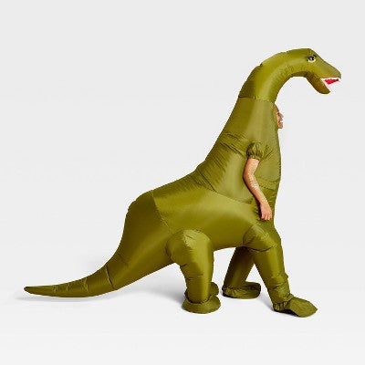 Kids' Diplodocus Halloween Costume Inflatable Suits - Hyde and EEK! Boutique Green One Size Fits Most