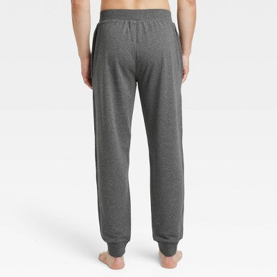 Mens Cotton Modal Knit Jogger Pajama Pants Goodfellow & Co Gray L