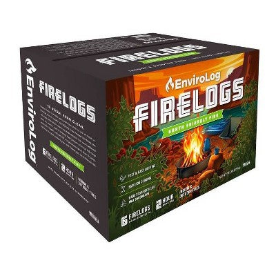 Enviro-Log 6pk Firelogs 19.6lbs Fire Starter (LOCAL PICKUP ONLY)