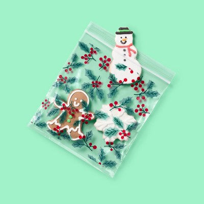 Holiday Quart Press to Close Food Storage Bag - 20ct - up&up