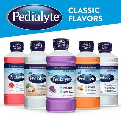 Pedialyte Electrolyte Solution Hydration Drink - Unflavored - 33.8 fl oz