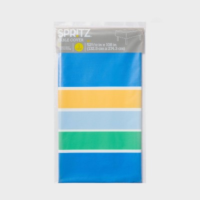 Striped Rectangular Table Cover Rectangular - Spritz